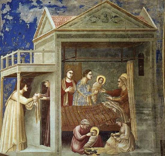 GIOTTO di Bondone The Birth of the Virgin china oil painting image